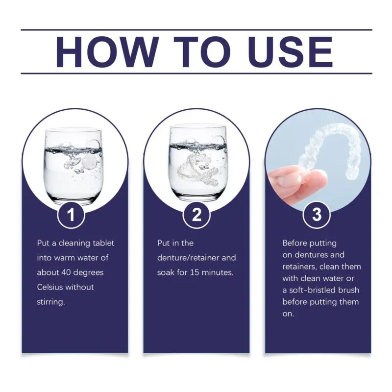 Oralhoe Dental Appliance Cleaning Tablets - Stain & Odor Removal - Image 6