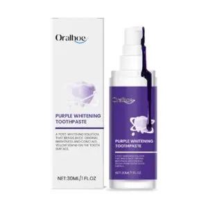 Oralhoe Purple Toothpaste: Tartar & Stain Removal, Mint Fresh