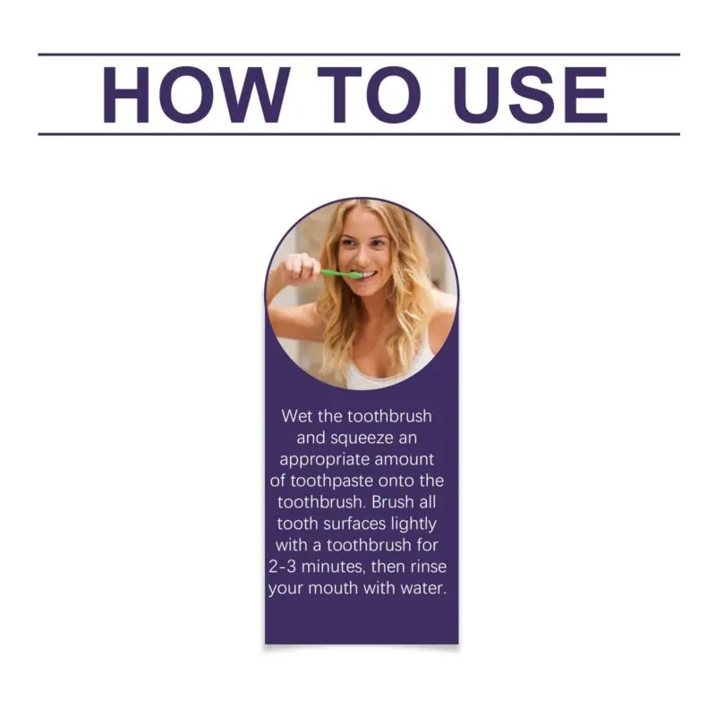 Oralhoe Purple Toothpaste: Tartar & Stain Removal, Mint Fresh - Image 6