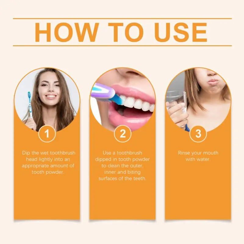 Oralhoe Turmeric Tooth Powder: Yellow Stain & Odor Removal, Clean Smile - Image 6
