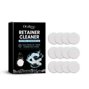 Oralhoe Denture Retainer Cleaner - Fresh Scent & Mouthguard Care Tablets