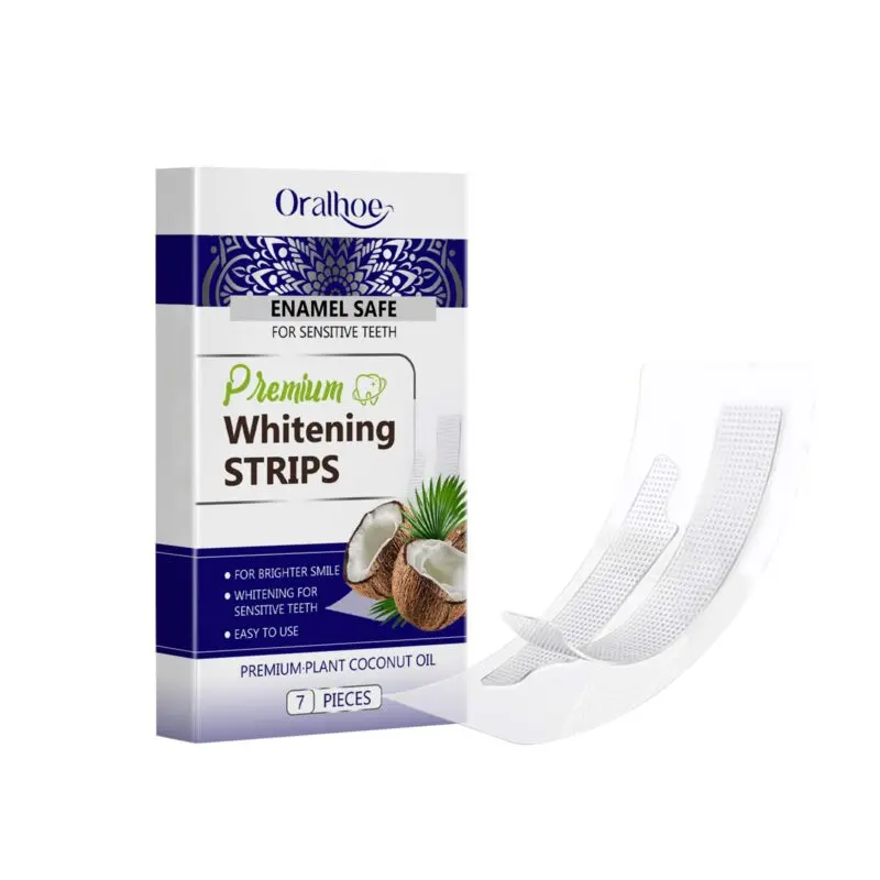 Oralhoe Teeth Whitening Strips - Home Dental Care for Brightening & Stain Removal