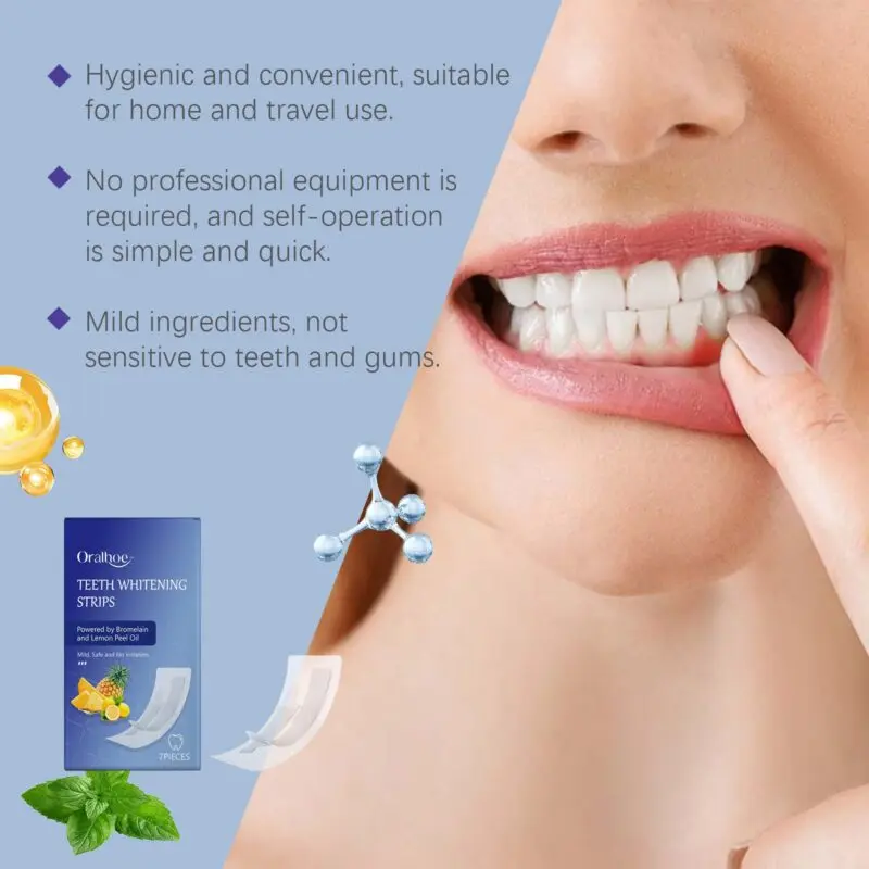 Oralhoe Tooth Whitening Patches - Brightness Boost & Stain Removal - Image 3