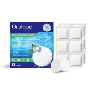 Oralhoe Denture Cleaning Tablets: Fresh Breath & Stain Removal