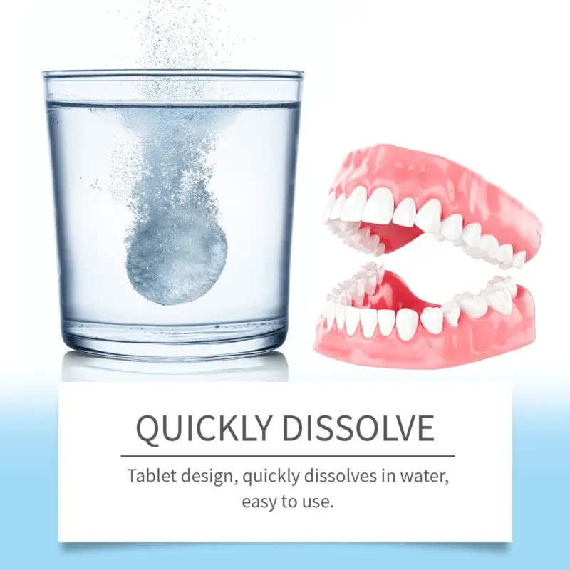 Oralhoe Denture Cleaning Tablets: Fresh Breath & Stain Removal - Image 3