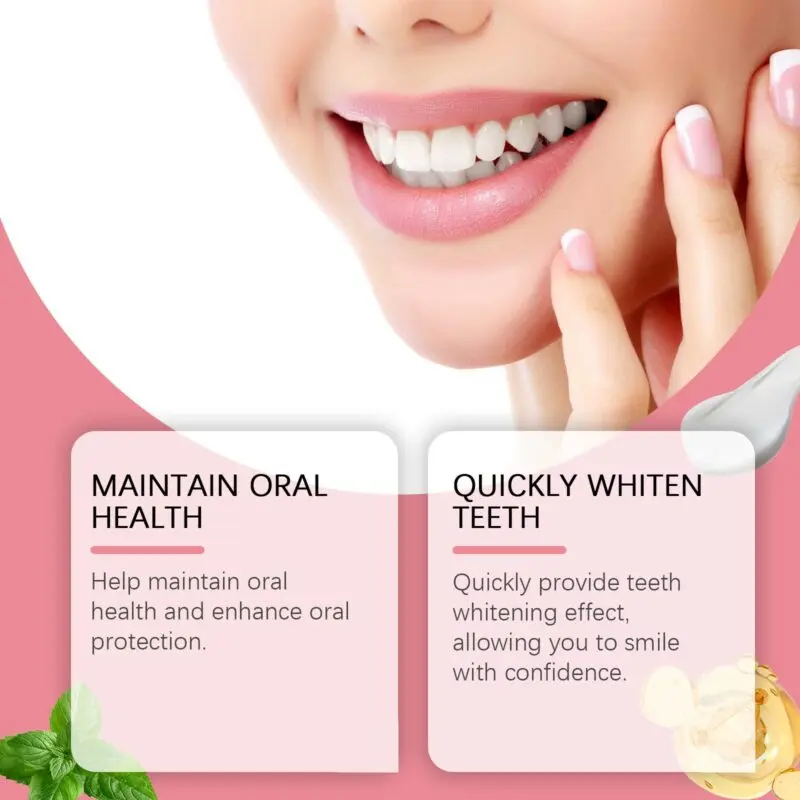 Oralhoe Rose Whitening Toothpaste: Gentle Stain Removal & Brightening - Image 4