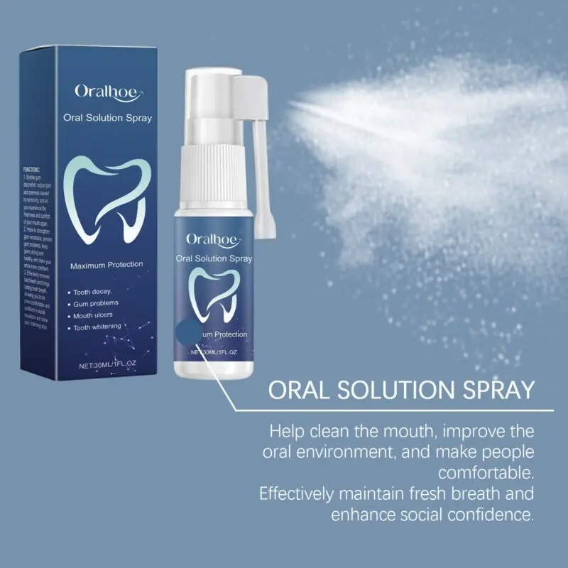 Oralhoe Mint Oral Freshening Spray for Fresh Breath - Daily Oral Care - Image 3