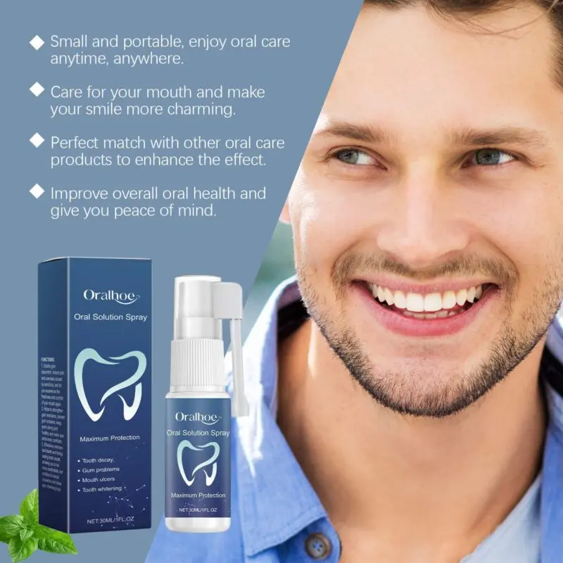 Oralhoe Mint Oral Freshening Spray for Fresh Breath - Daily Oral Care - Image 4