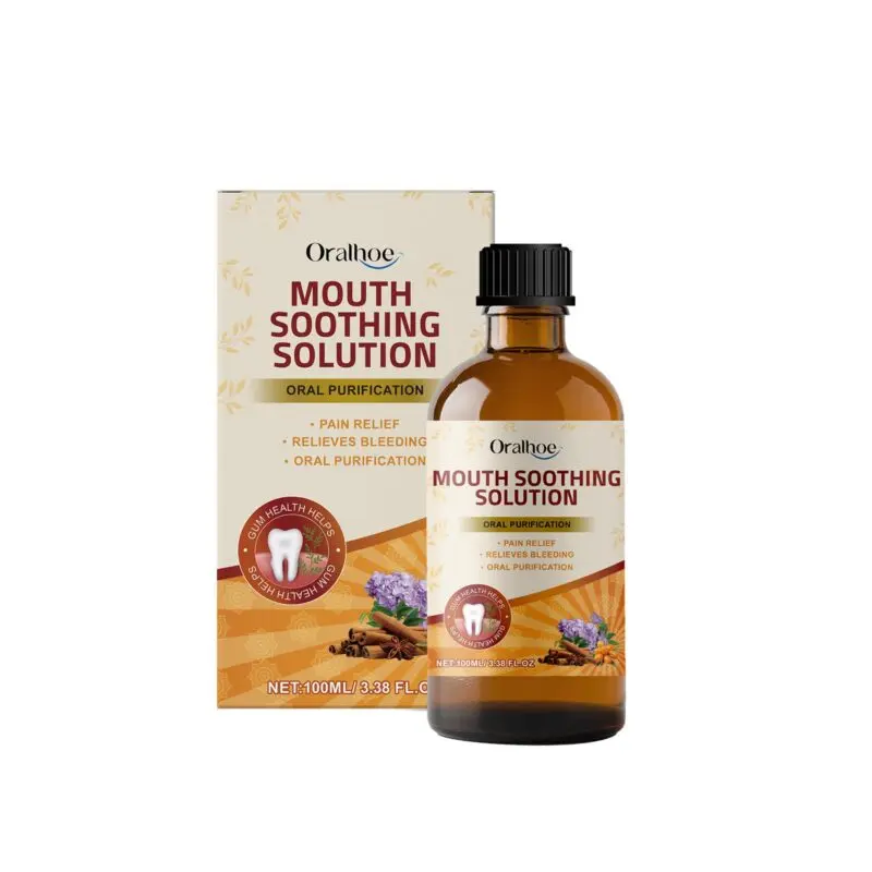 Oralhoe Gentle Herbal Mouthwash for Teeth, Gum & Discomfort Relief