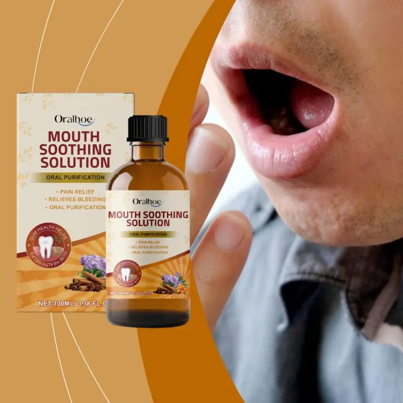 Oralhoe Gentle Herbal Mouthwash for Teeth, Gum & Discomfort Relief - Image 2