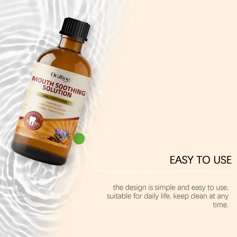 Oralhoe Gentle Herbal Mouthwash for Teeth, Gum & Discomfort Relief - Image 3