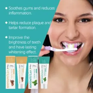 Oralhoe Volcanic Ash Toothpaste for Stain Removal and Yellow Teeth Care