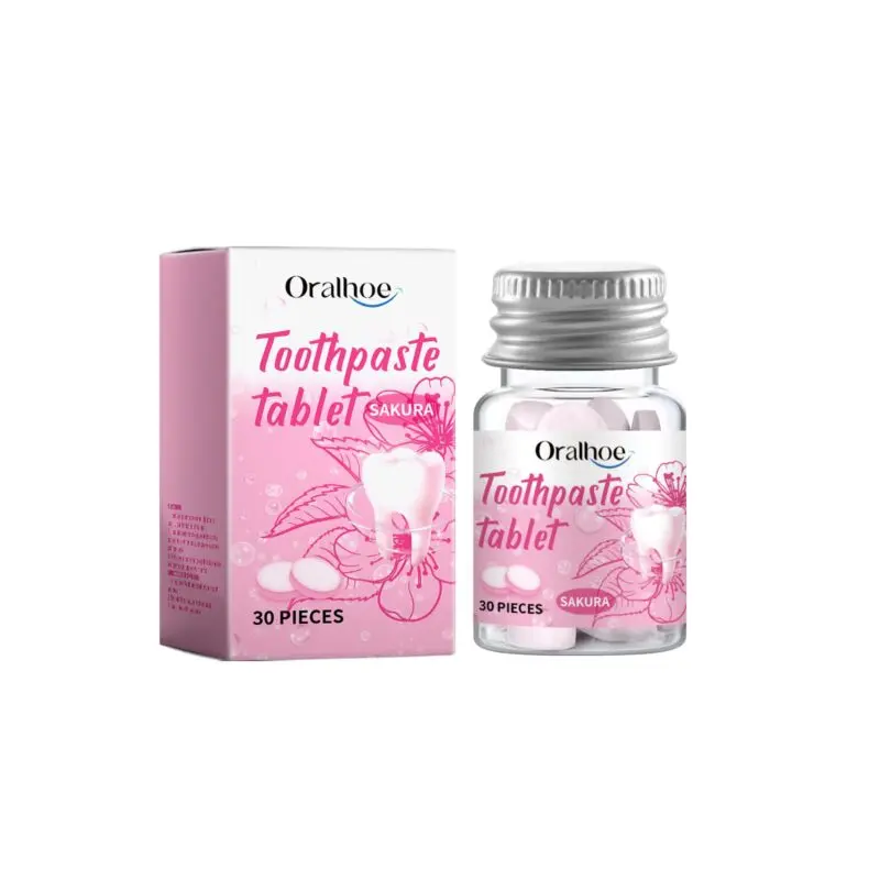 Oralhoe Solid Toothpaste Tablets - Portable Eco-Friendly Oral Care