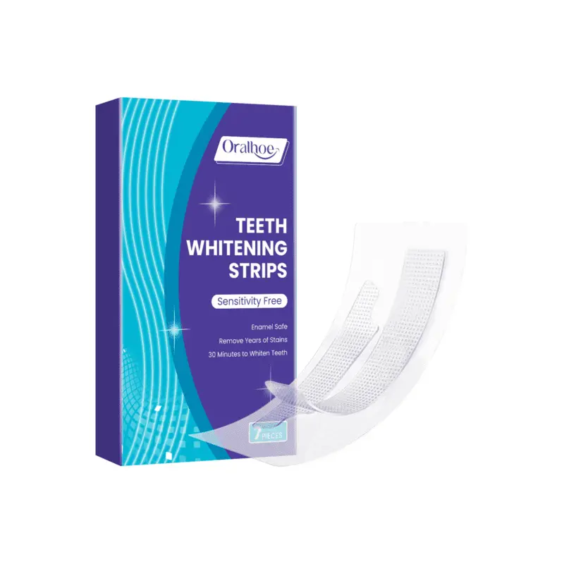 Oralhoe Teeth Whitening Strips for Stain Removal, Yellowing Control & Fresh Breath