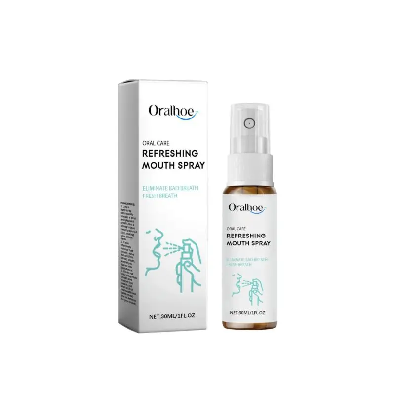 Oralhoe Mouth Spray for Fresh Breath - Tartar Prevention, Stain Control & Deodorizing