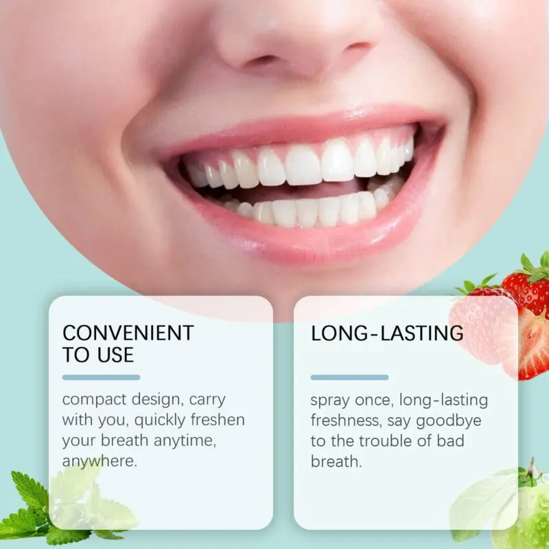 Oralhoe Mouth Spray for Fresh Breath - Tartar Prevention, Stain Control & Deodorizing - Image 3