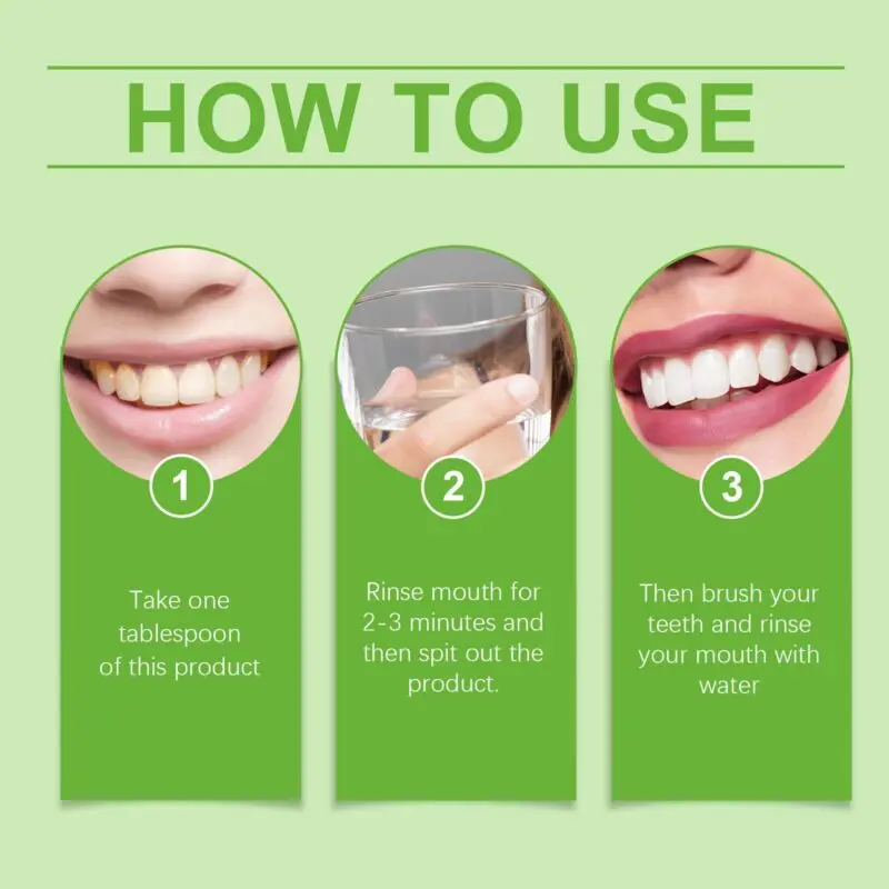 Oralhoe Green Tea Fresh Breath Mouthwash - Portable Mouthguard Rinse - Image 6