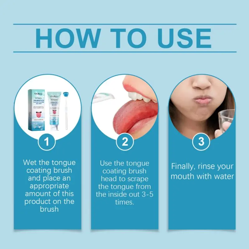 Oralhoe Tongue Cleaner Set for Oral Hygiene, Food Residue Removal & Odor Control - Image 6