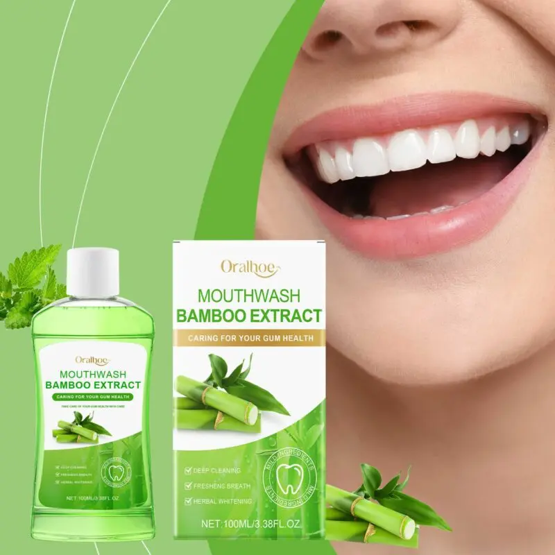 Oralhoe Bamboo Mouthwash - Fresh Breath, Odor Removal & Gum Care - Image 2