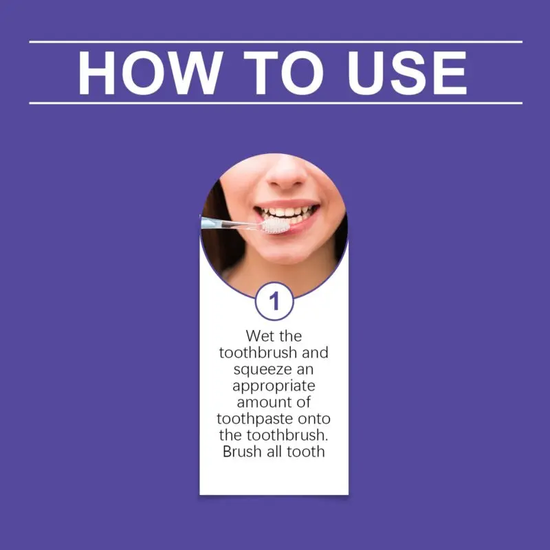 Oralhoe Purple Brightening Toothpaste for Stain Removal and Dental Hygiene - Image 6