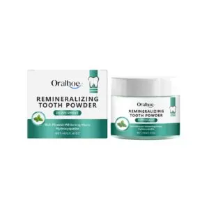 Oralhoe Mint Fresh Breath Powder for Teeth Cleaning and Fresh Mouth