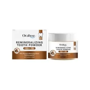 Oralhoe Tangerine Peel Dental Powder - Gentle Stain Remover & Fresh Breath