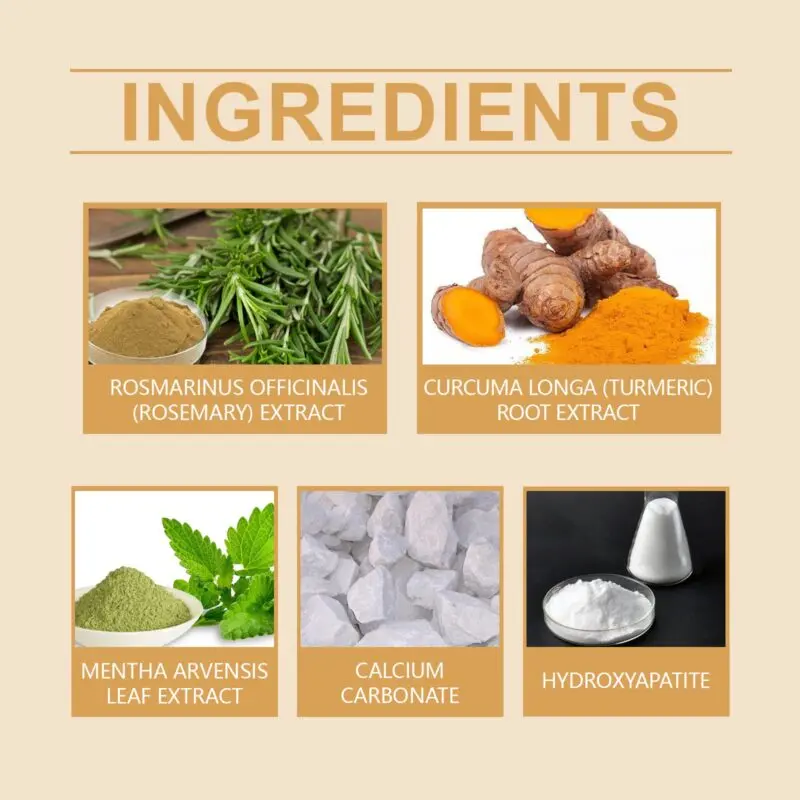 Oralhoe Turmeric Tooth Powder: Gentle Tartar Cleaning, Daily Care & Teeth Whitening - Image 5