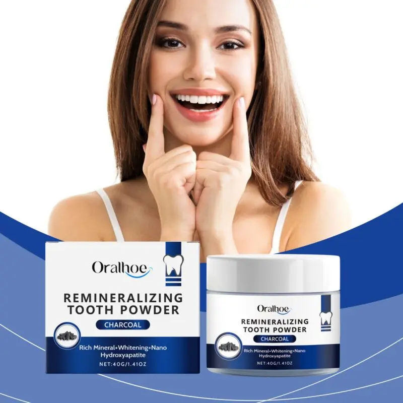 Oralhoe Bamboo Charcoal Powder - Gentle Teeth Cleaning & Oral Hygiene - Image 2