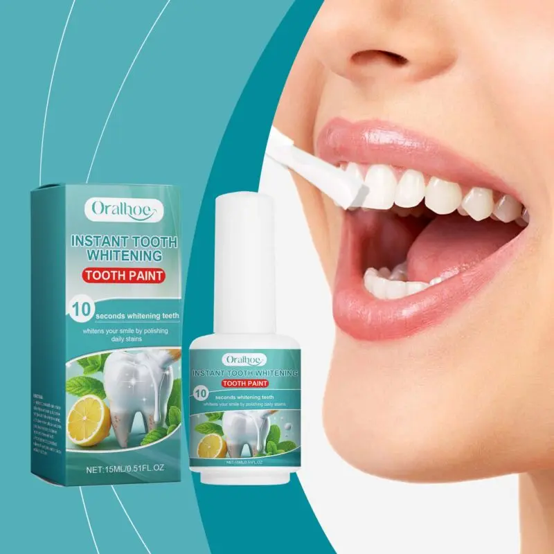Oralhoe Teeth Whitening Paint - Tartar Cleaning, Fresh Breath, Natural Shine - Image 2