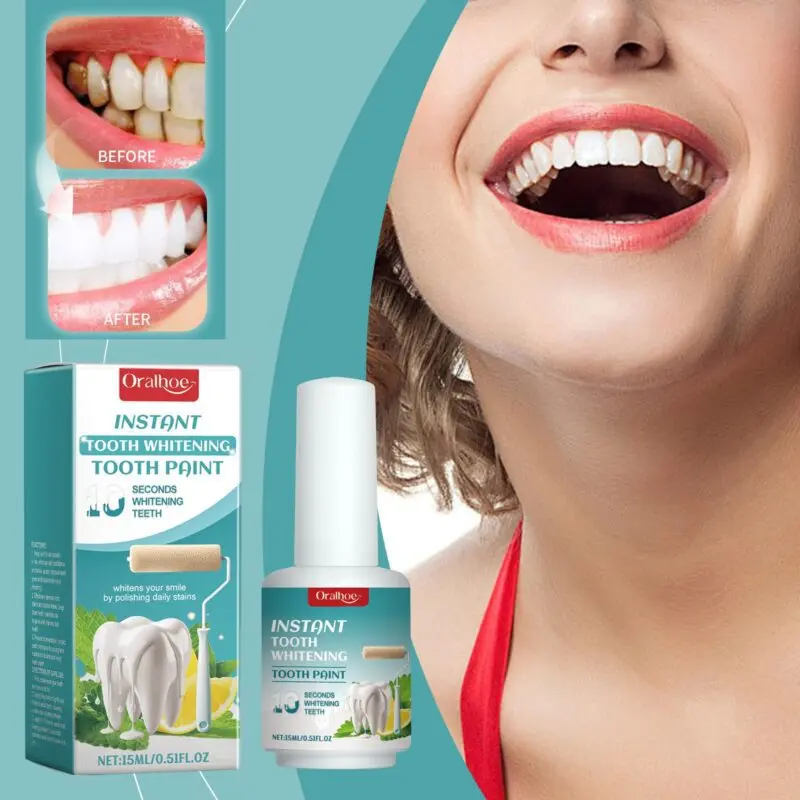 Oralhoe Teeth Whitening Paint - Tartar Removal, Brightening & Freshness for Dental Care - Image 2