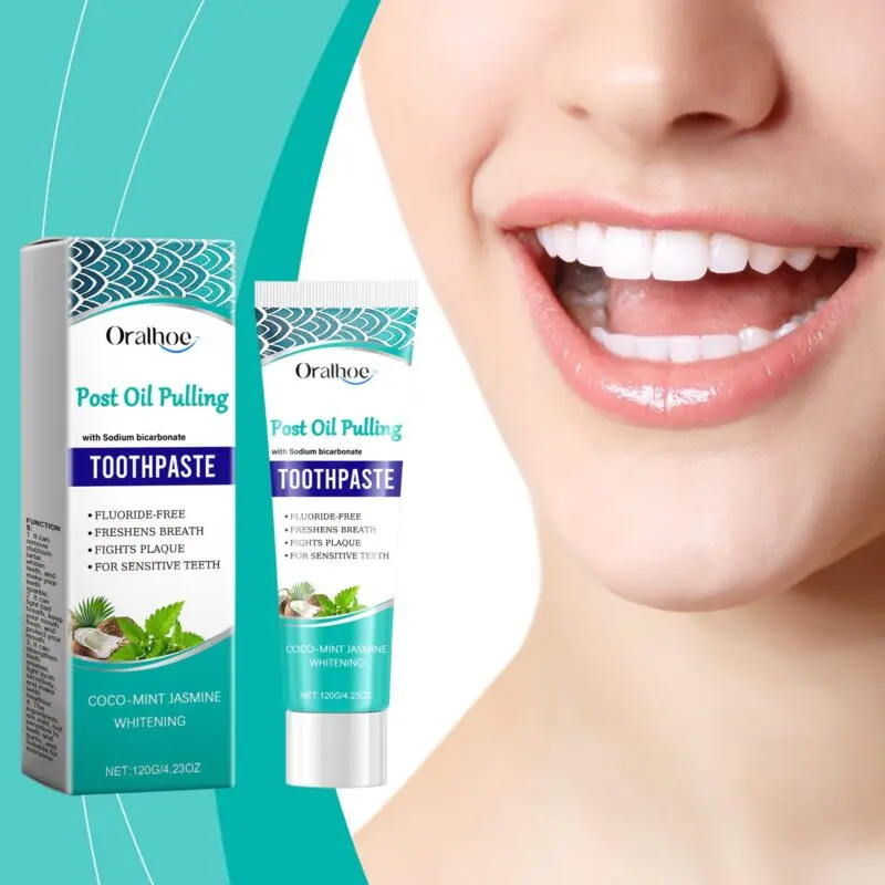 Oralhoe Dental Care Toothpaste: Stain and Yellow Teeth Removal, Mild Fresh - Image 2