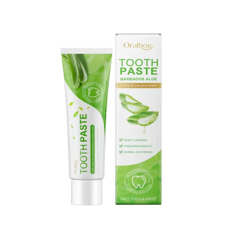 Oralhoe Aloe Toothpaste - Enamel Protection and Stain Removal