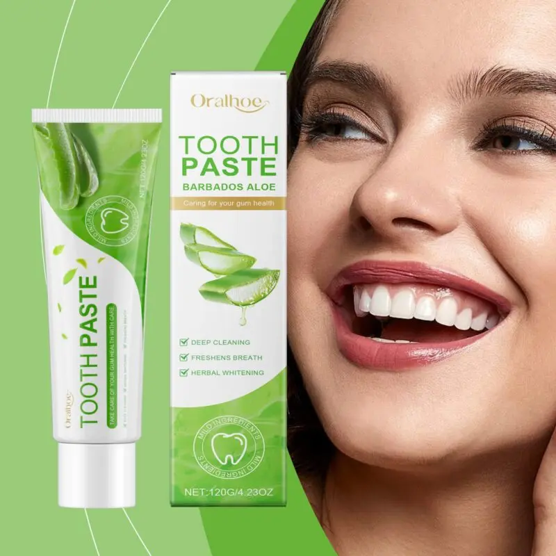 Oralhoe Aloe Toothpaste - Enamel Protection and Stain Removal - Image 2