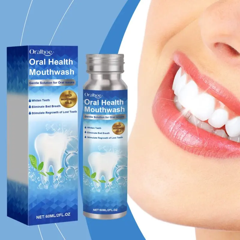 Oralhoe Daily Mouthwash: Bad Breath Relief, Teeth Care, Mild Formula - Image 2