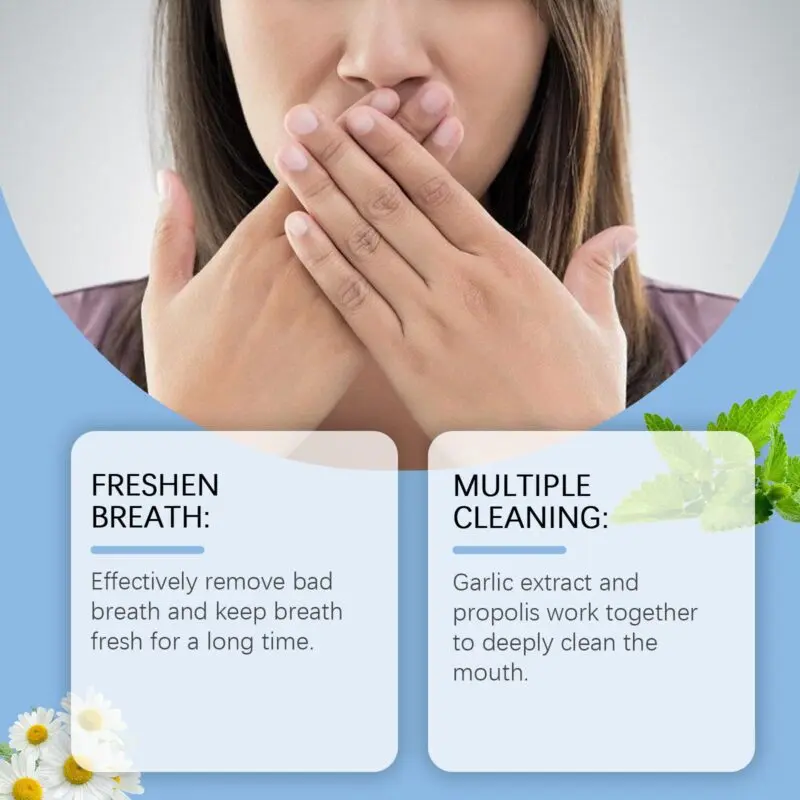 Oralhoe Daily Mouthwash: Bad Breath Relief, Teeth Care, Mild Formula - Image 3