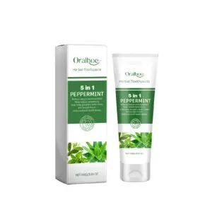 Oralhoe Aloe Whitening Toothpaste for Stain Removal and Fresh Breath