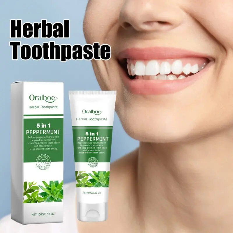 Oralhoe Aloe Whitening Toothpaste for Stain Removal and Fresh Breath - Image 2