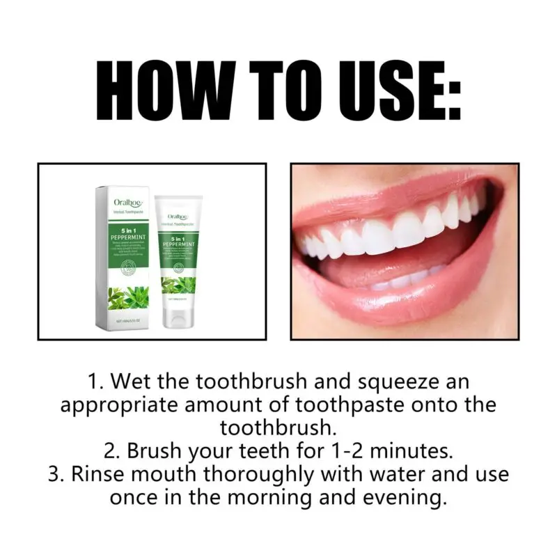 Oralhoe Aloe Whitening Toothpaste for Stain Removal and Fresh Breath - Image 6