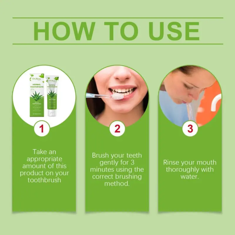 Oralhoe Aloe Vera Toothpaste - Stain Removal, Brightening & Oral Care - Image 6
