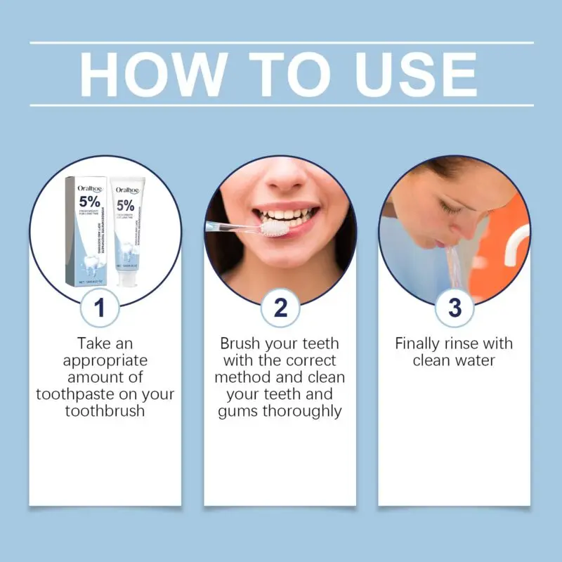 Oralhoe Repair Toothpaste: Gentle Cleaning, Stain Removal, Mint - Image 6