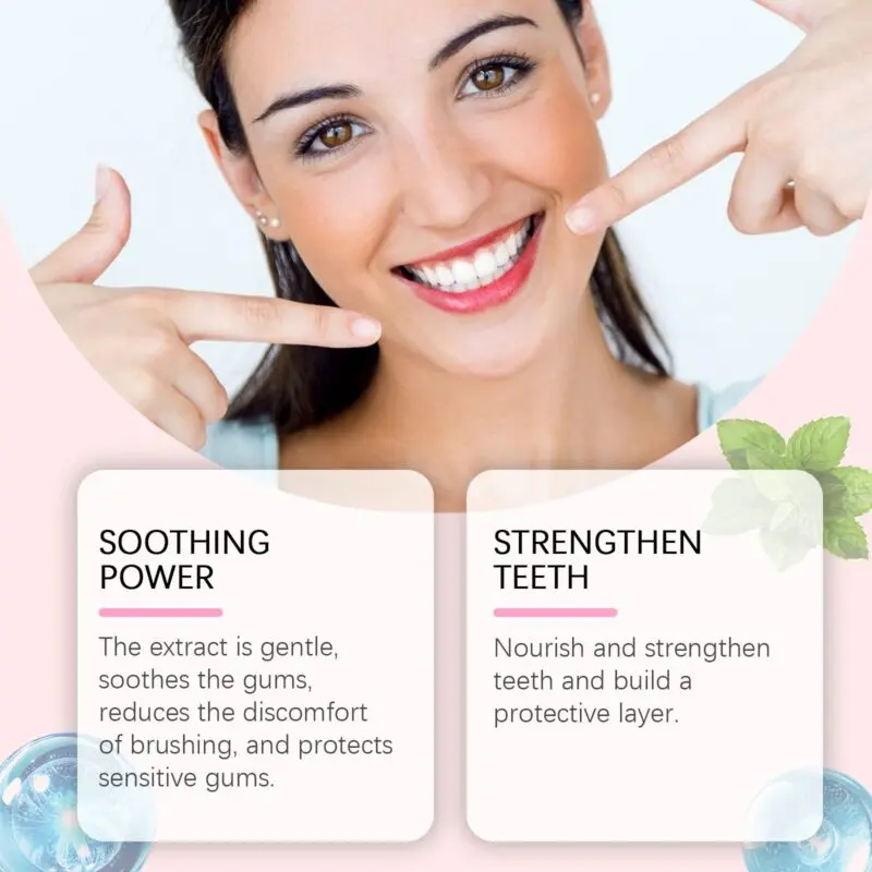 Oralhoe Brightening Toothpaste: Herbal Stain Removal, Fresh Breath and Teeth Whitening - Image 3