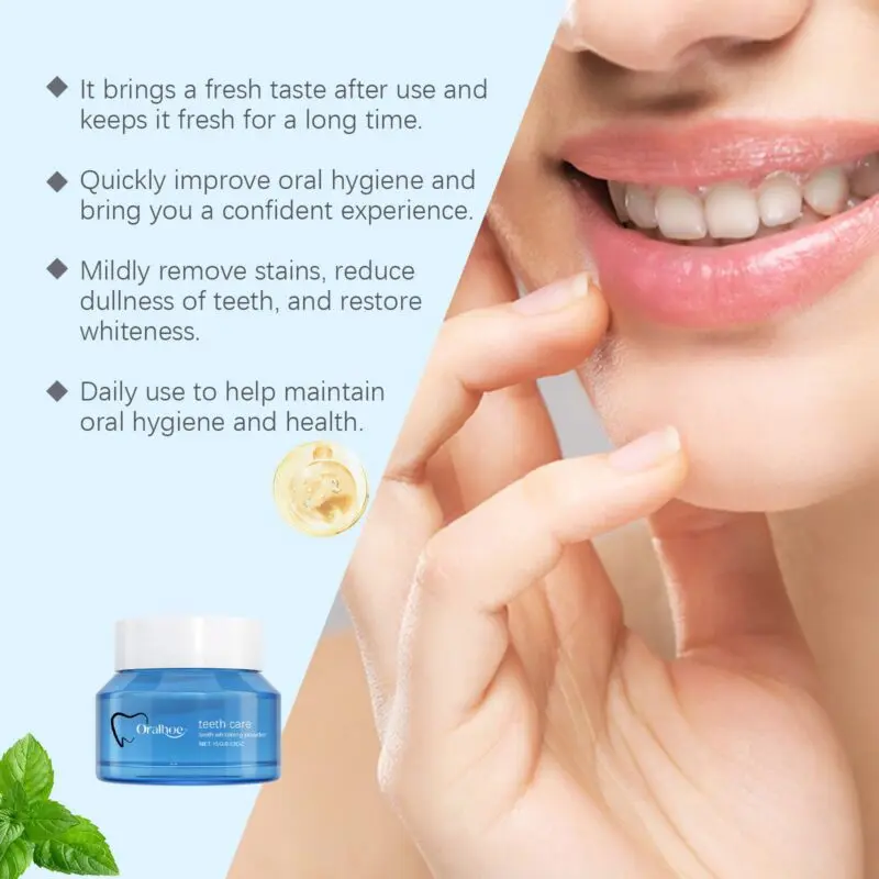Oralhoe Tooth Cleaning Powder: Stain Removal, Fresh Breath & Dental Care - Image 4
