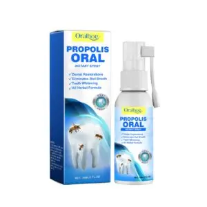 Oralhoe Propolis Oral Spray for Gum Protection, Stain Removal & Fresh Breath