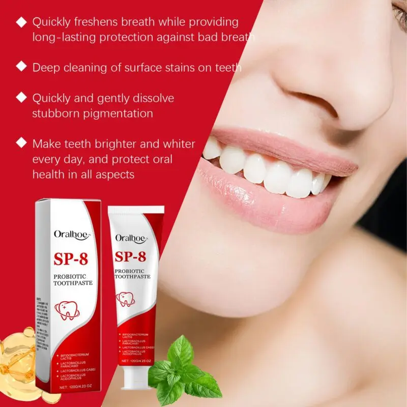 Oralhoe Mint Toothpaste for Whitening and Stain Removal - Fresh Breath - Image 3