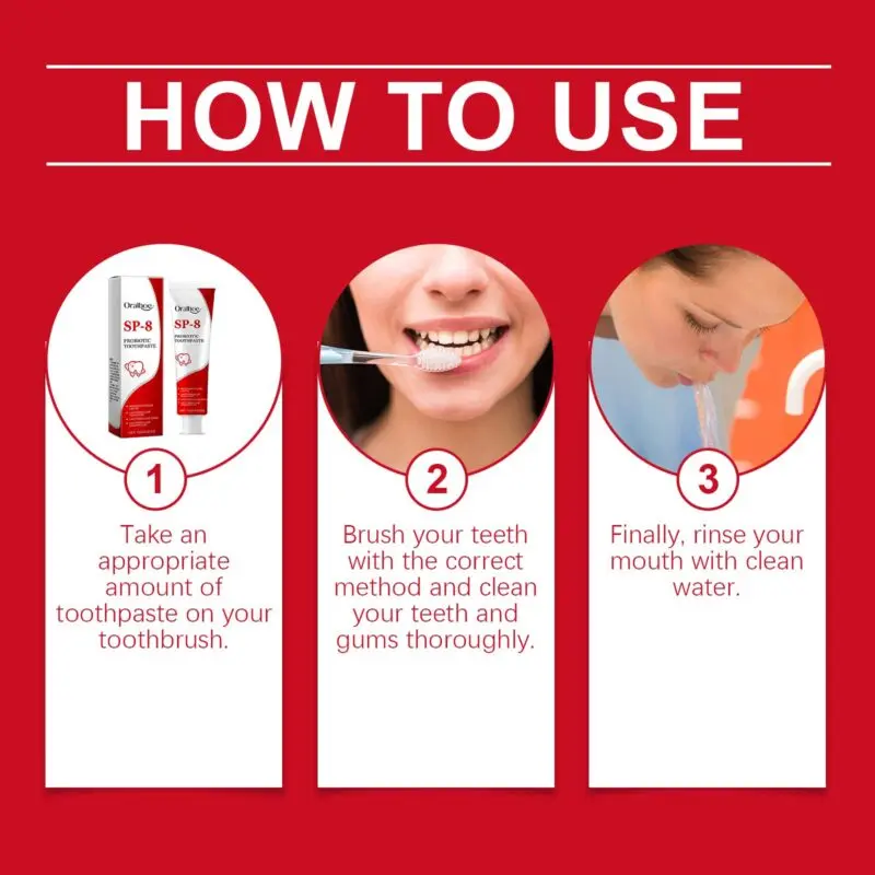 Oralhoe Mint Toothpaste for Whitening and Stain Removal - Fresh Breath - Image 6